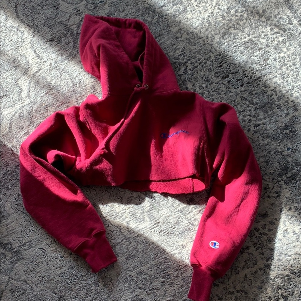 Cropped Champion Hoodie